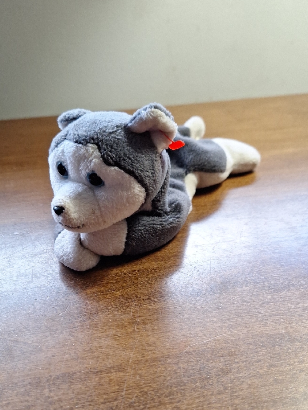 Ty Gray and White Nanook Husky Beanie